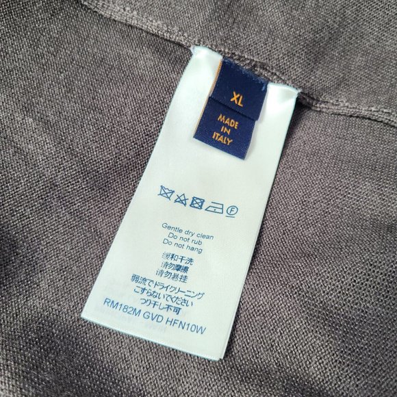 Louis Vuitton Black & Brown Wool Polyester Hooded Jacket - Picture 10 of 16